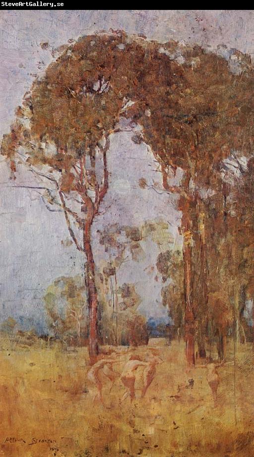 Arthur streeton A busb idyll